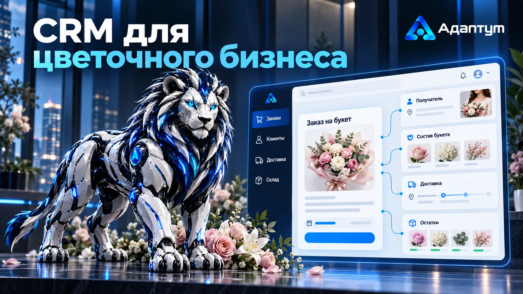 CRM для цветочного магазина и доставки цветов